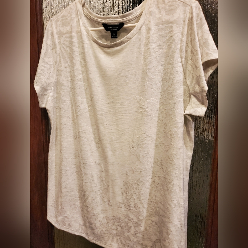 White Floral Blouse